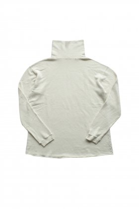 Porter Classic - FRENCH THERMAL TURTLENECK - WHITE