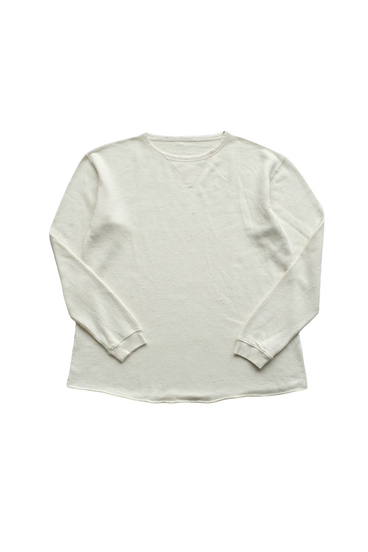 Porter Classic - FRENCH THERMAL CREWNECK - WHITE ポーター