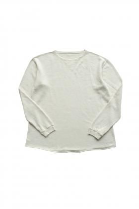 Porter Classic - FRENCH THERMAL CREWNECK - WHITE ポーター 