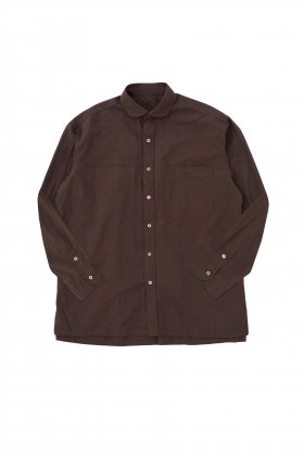 Porter Classic ワイドポケットシャツ chocolate Lサイズ