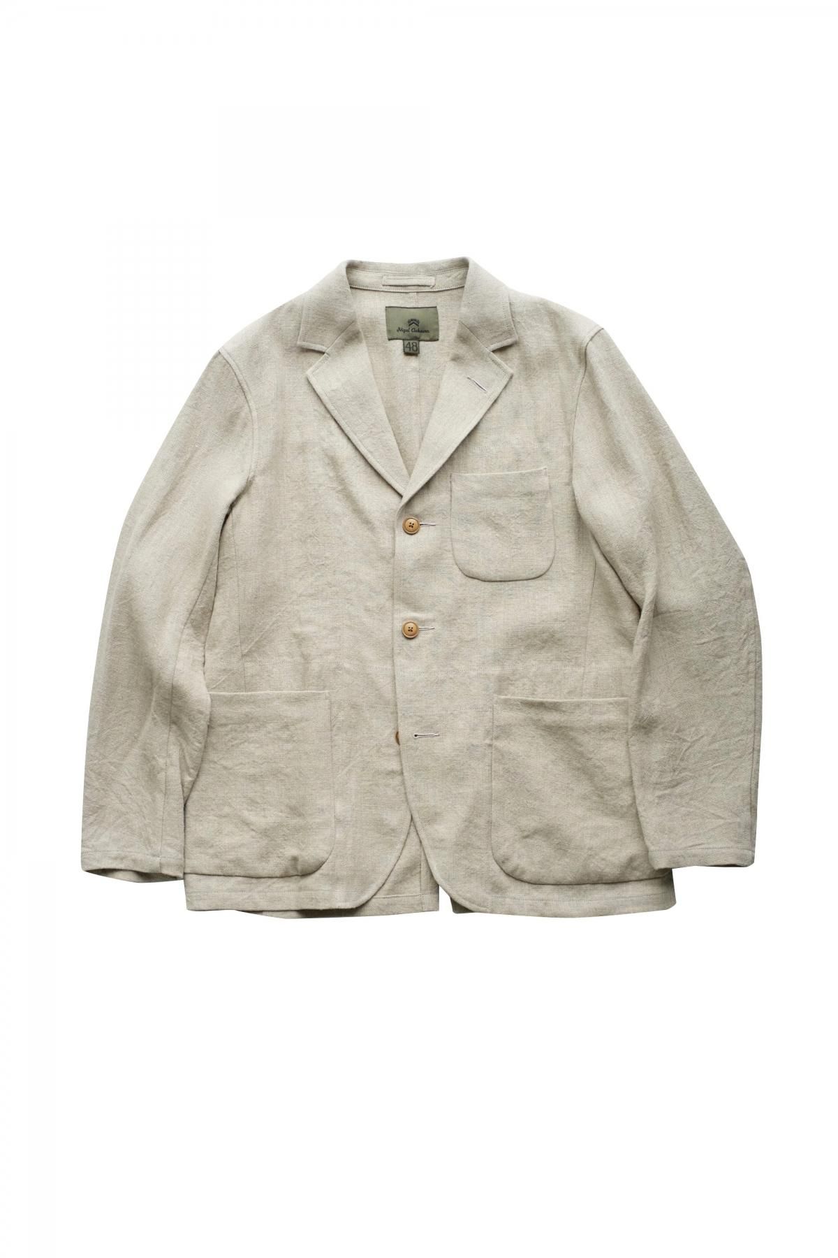 特上品 【完売品】Nigel Cabourn テーラードジャケット 麻素材 デニム