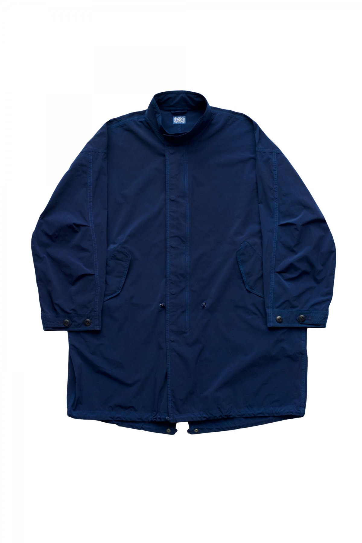 Porter Classic - SUPER NYLON STRETCH MILITARY COAT - BLUE