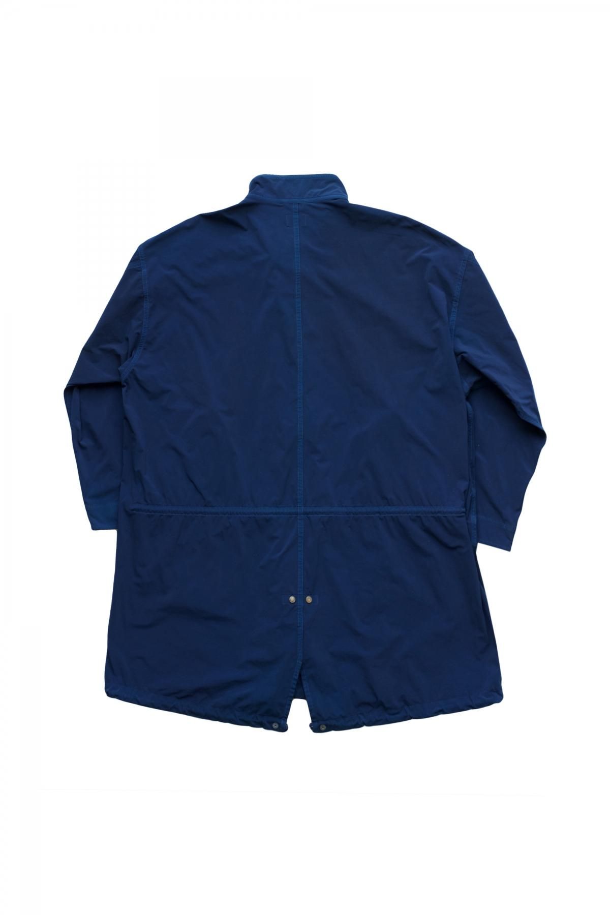 Porter Classic - SUPER NYLON STRETCH MILITARY COAT - BLUE