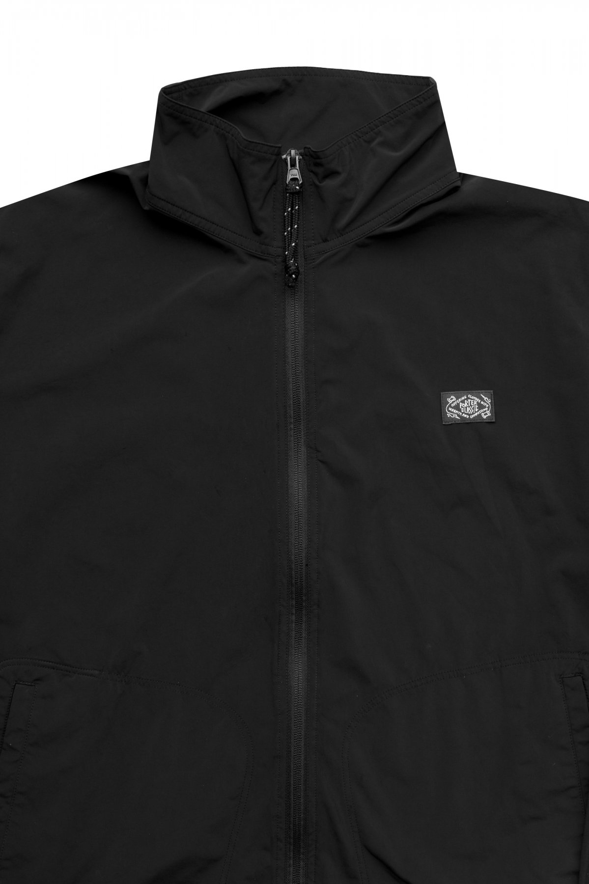 Porter Classic - SUPER NYLON STRETCH ZIP UP JACKET - BLACK｜ポータークラシック  スーパーナイロン バッグ カバン 通販 正規店 フェートン Phaeton