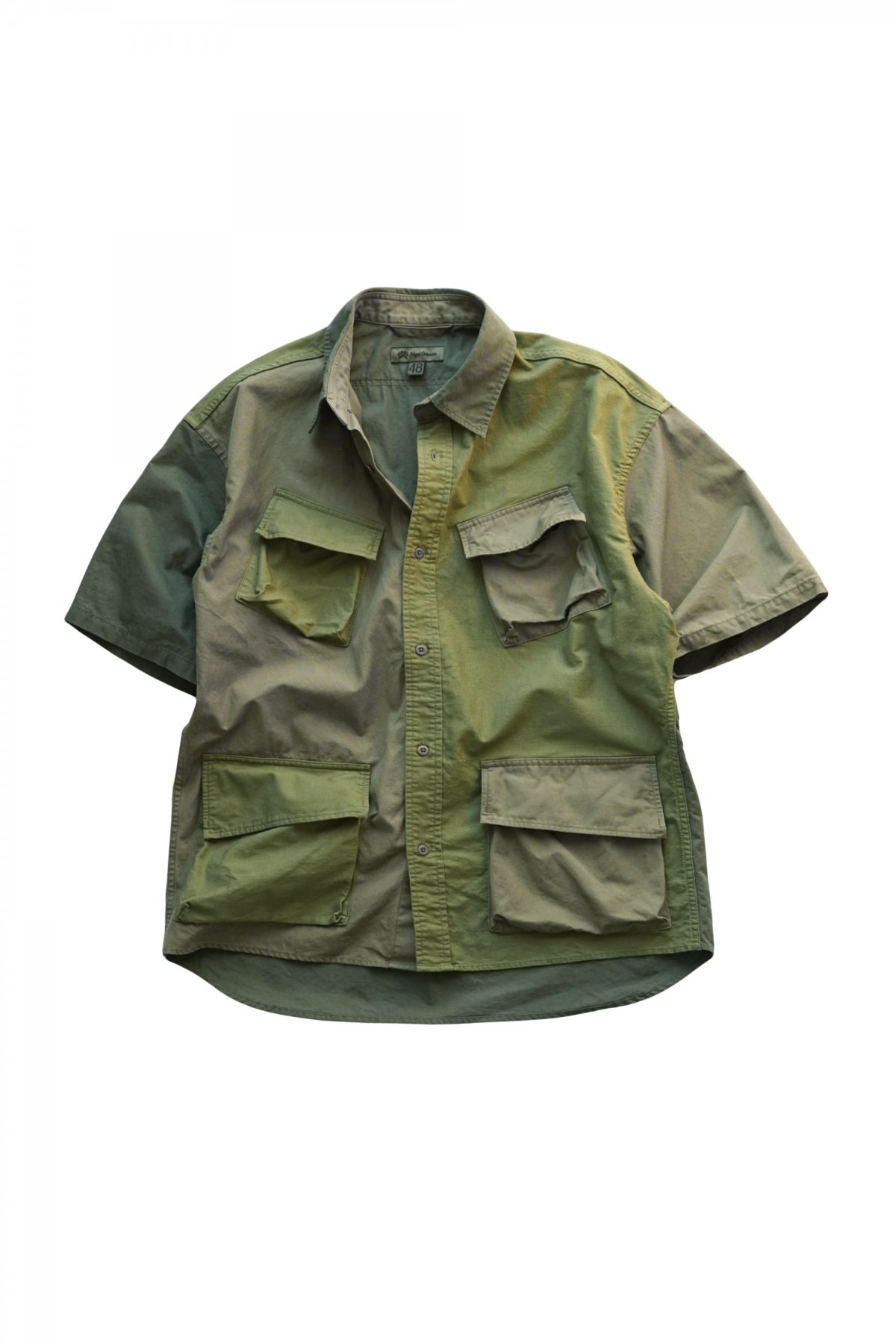 Nigel Cabourn - DESERT ARMY SHIRT S/S - OLIVE