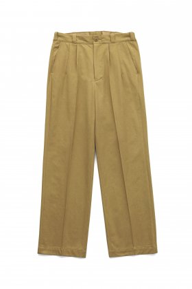 OLD JOE - FRONT TUCK ARMY TROUSER - BISQUE