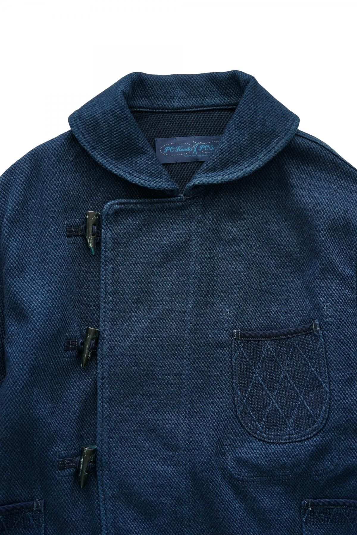 PC Kendo×Sashiko DUFFLE JACKET-DARK NAVY