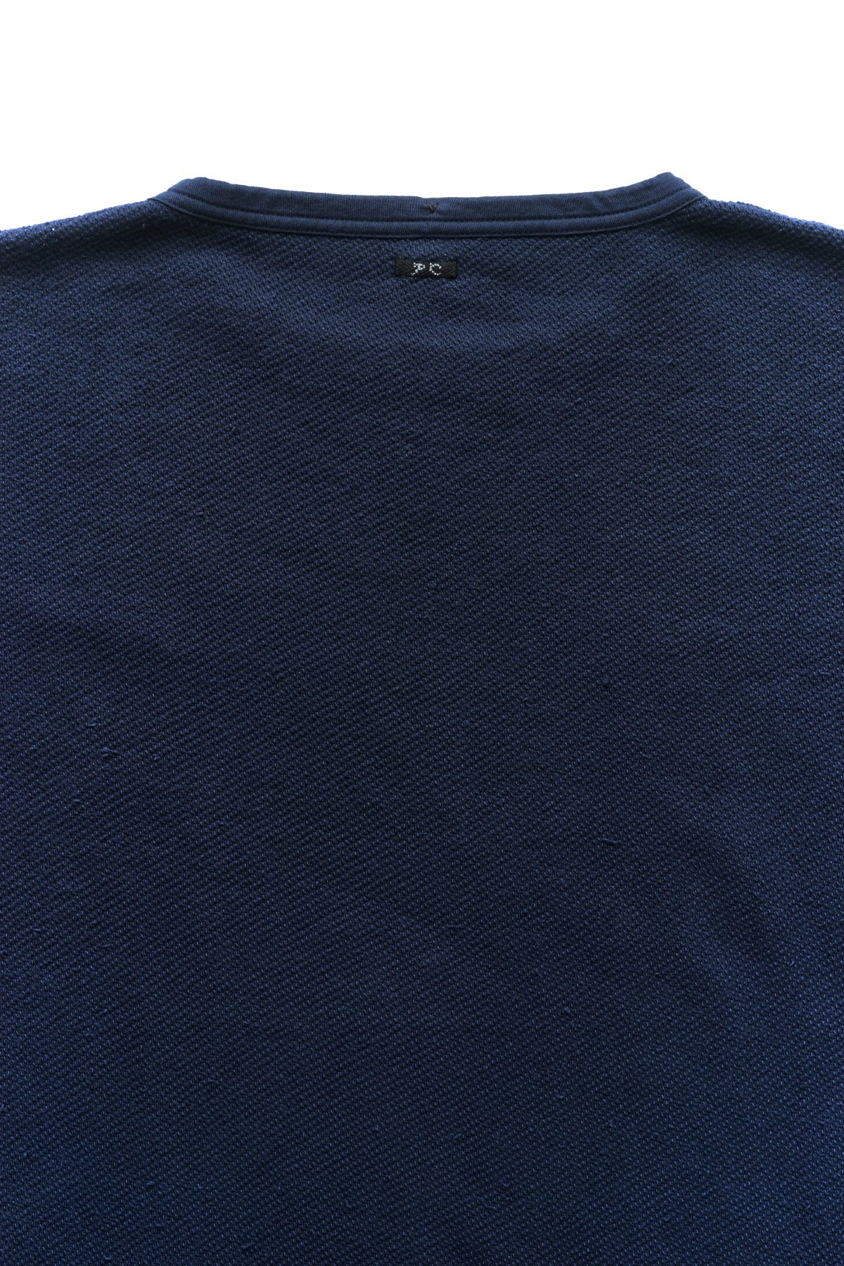 Porter Classic - FRENCH THERMAL CREWNECK - BLUE ポータークラシック 