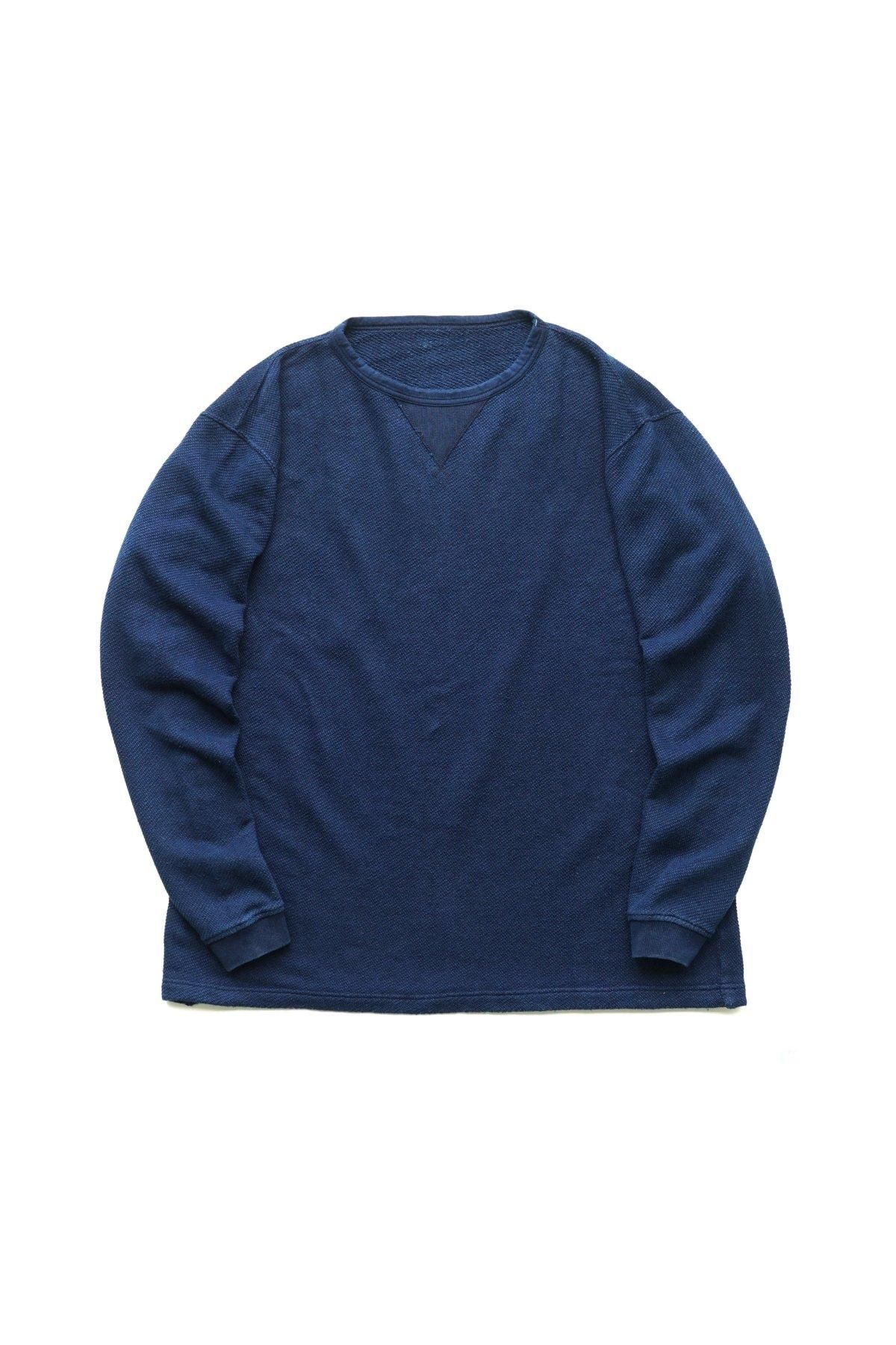 Porter Classic - FRENCH THERMAL CREWNECK - INDIGO ポーター 