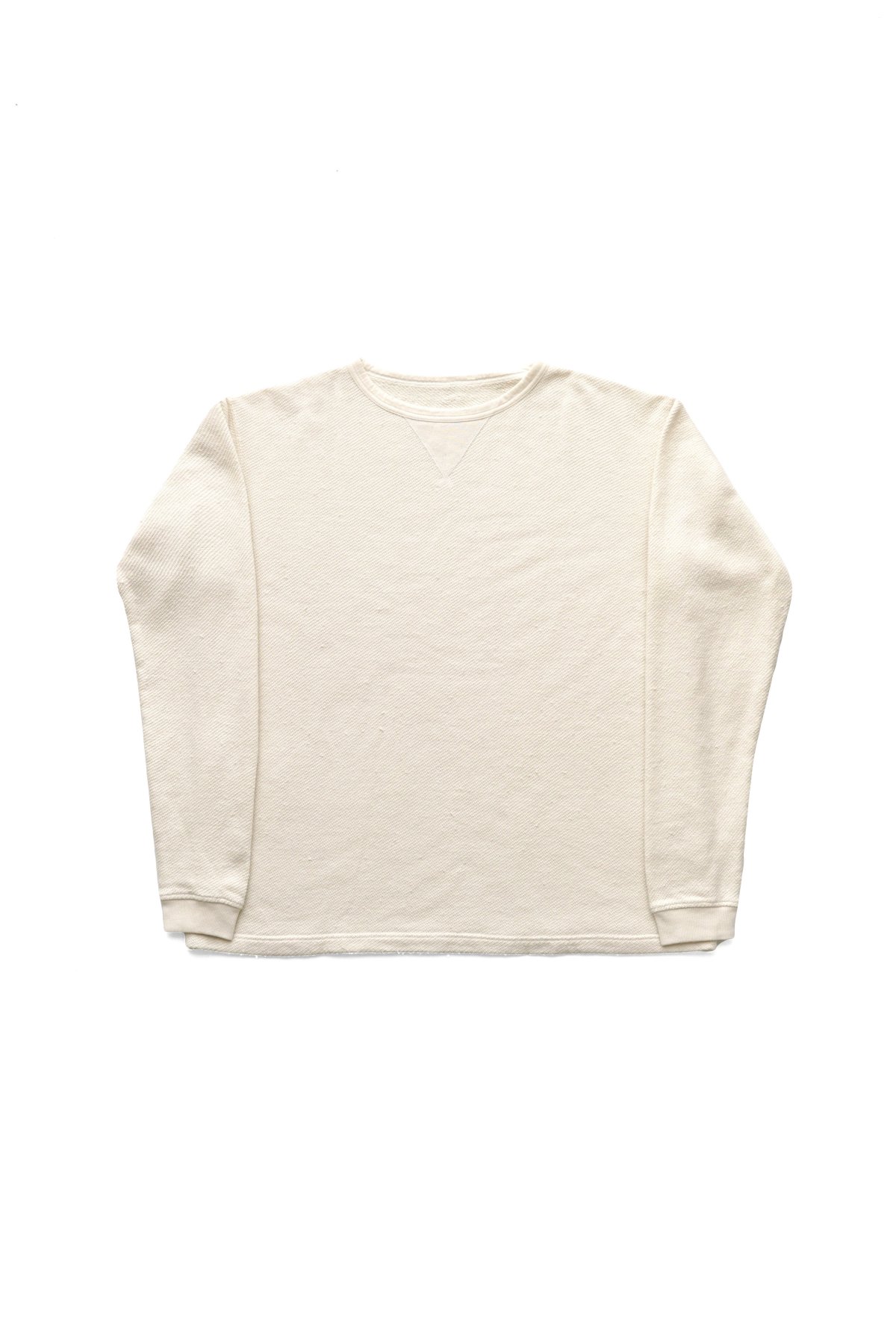 Porter Classic - FRENCH THERMAL CREWNECK - WHITE ポーター 