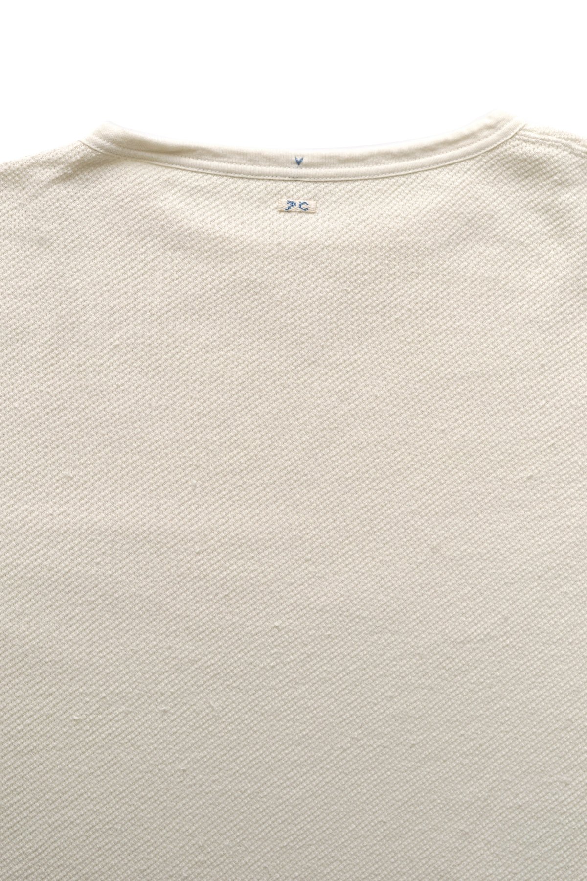 Porter Classic - FRENCH THERMAL CREWNECK - WHITE ポータークラシック フレンチサーマル クルーネック  ホワイト 通販 正規取り扱い - PHAETON