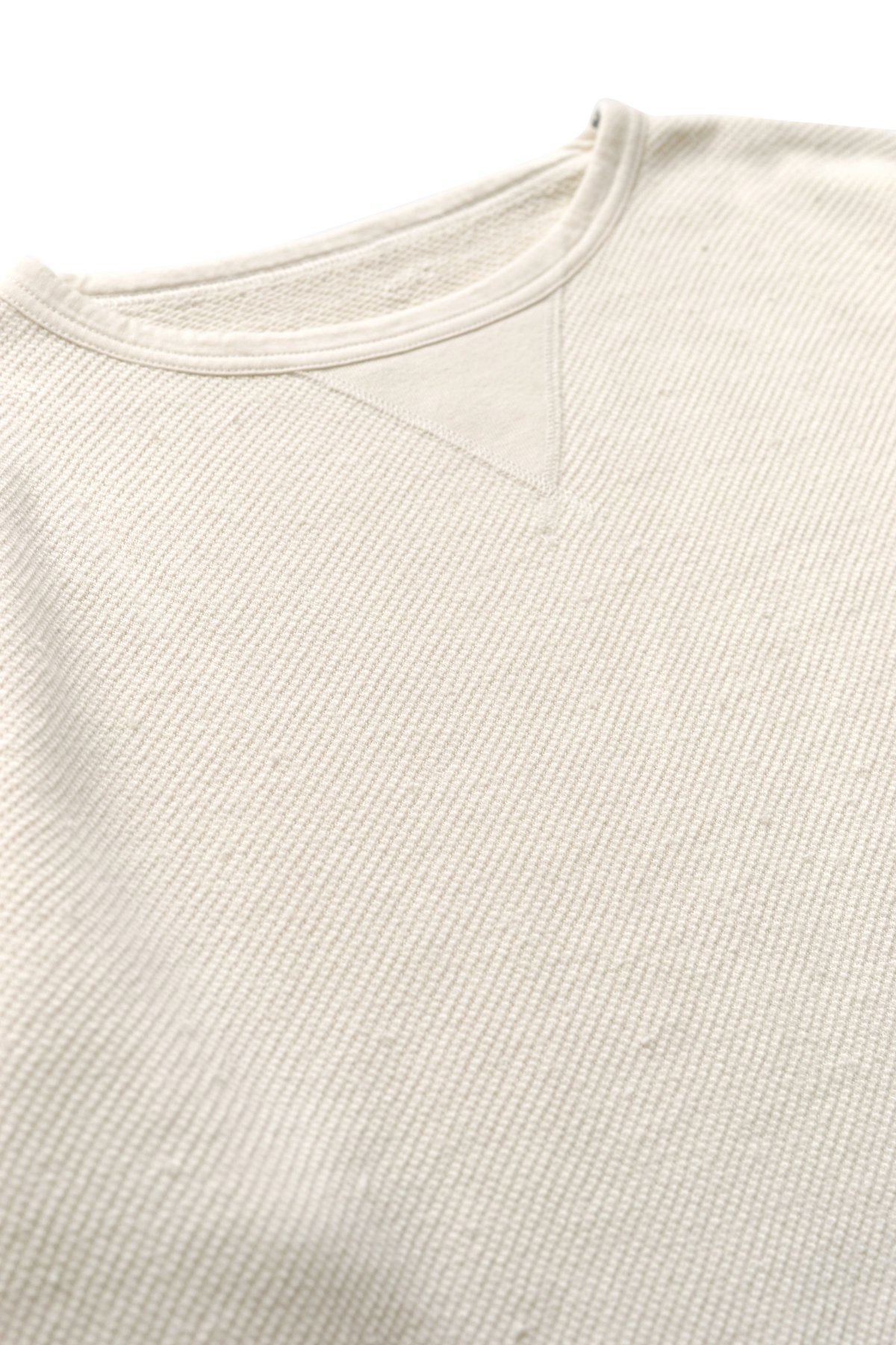 Porter Classic - FRENCH THERMAL CREWNECK - WHITE ポーター 