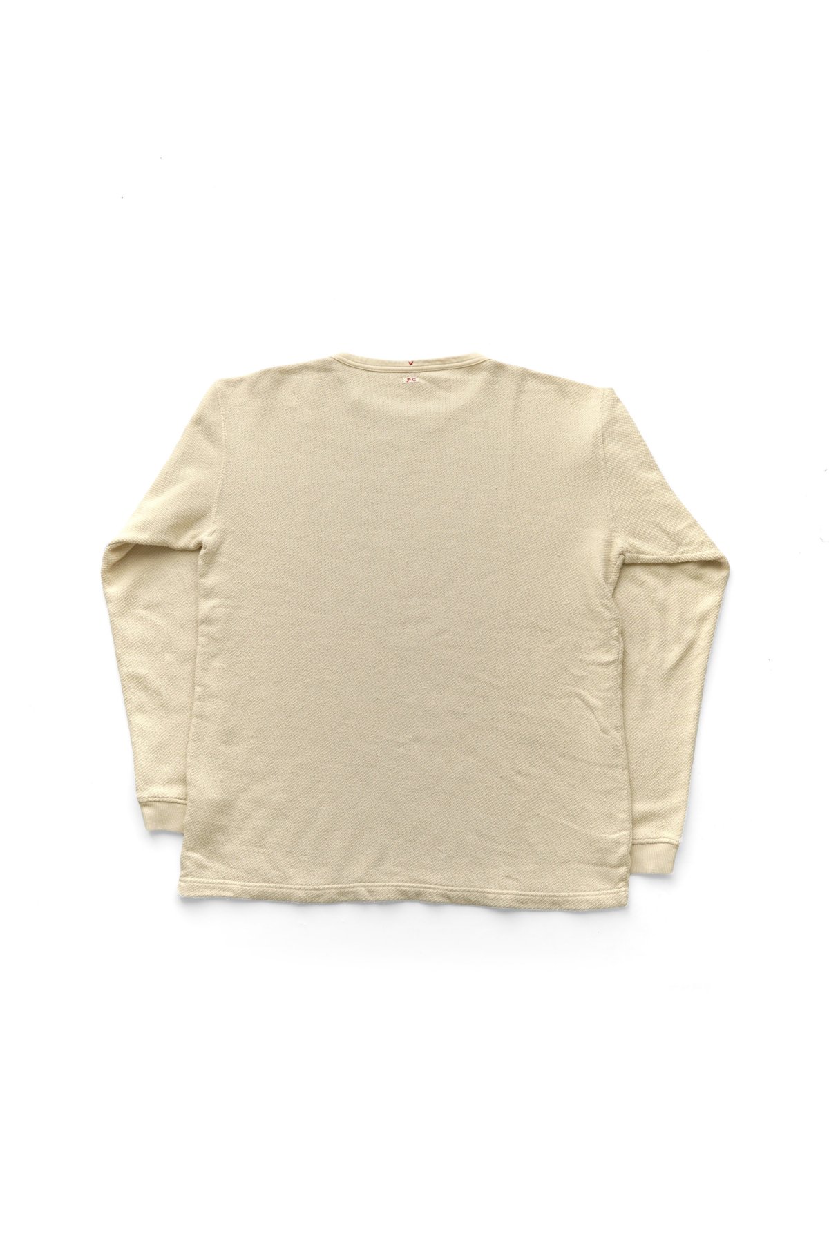 Porter Classic - FRENCH THERMAL CREWNECK - OFF WHITE ポーター