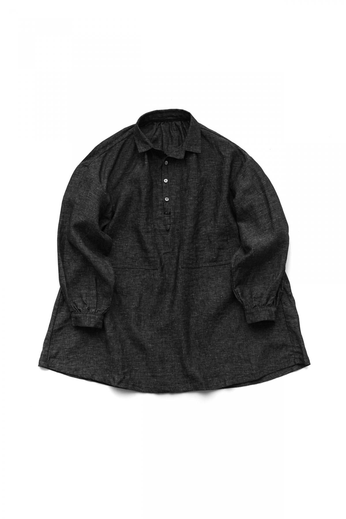 Porter Classic リネン ロングシャツ-