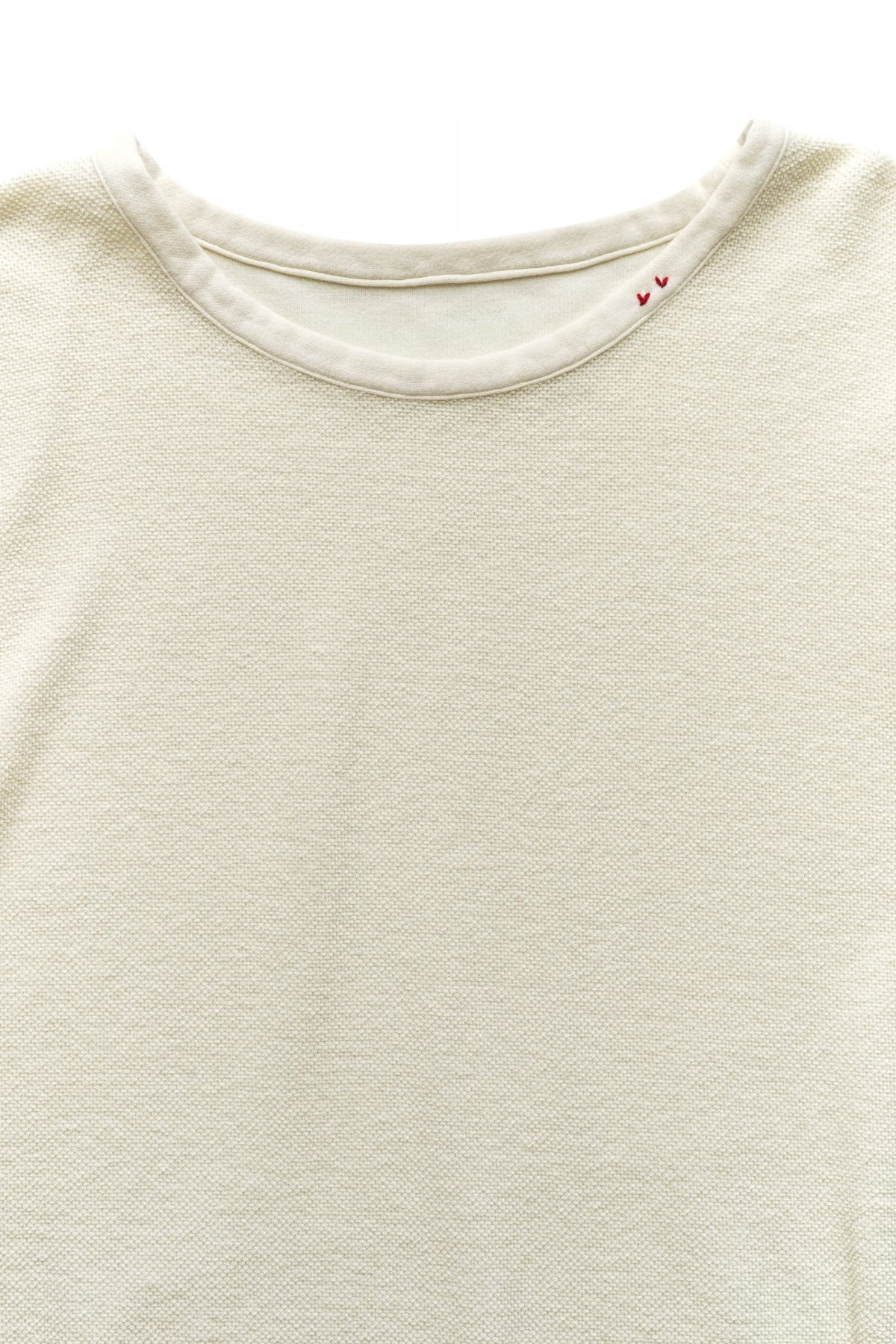 Porter Classic - SUMMER PILE T-SHIRT - WHITE ポータークラシック