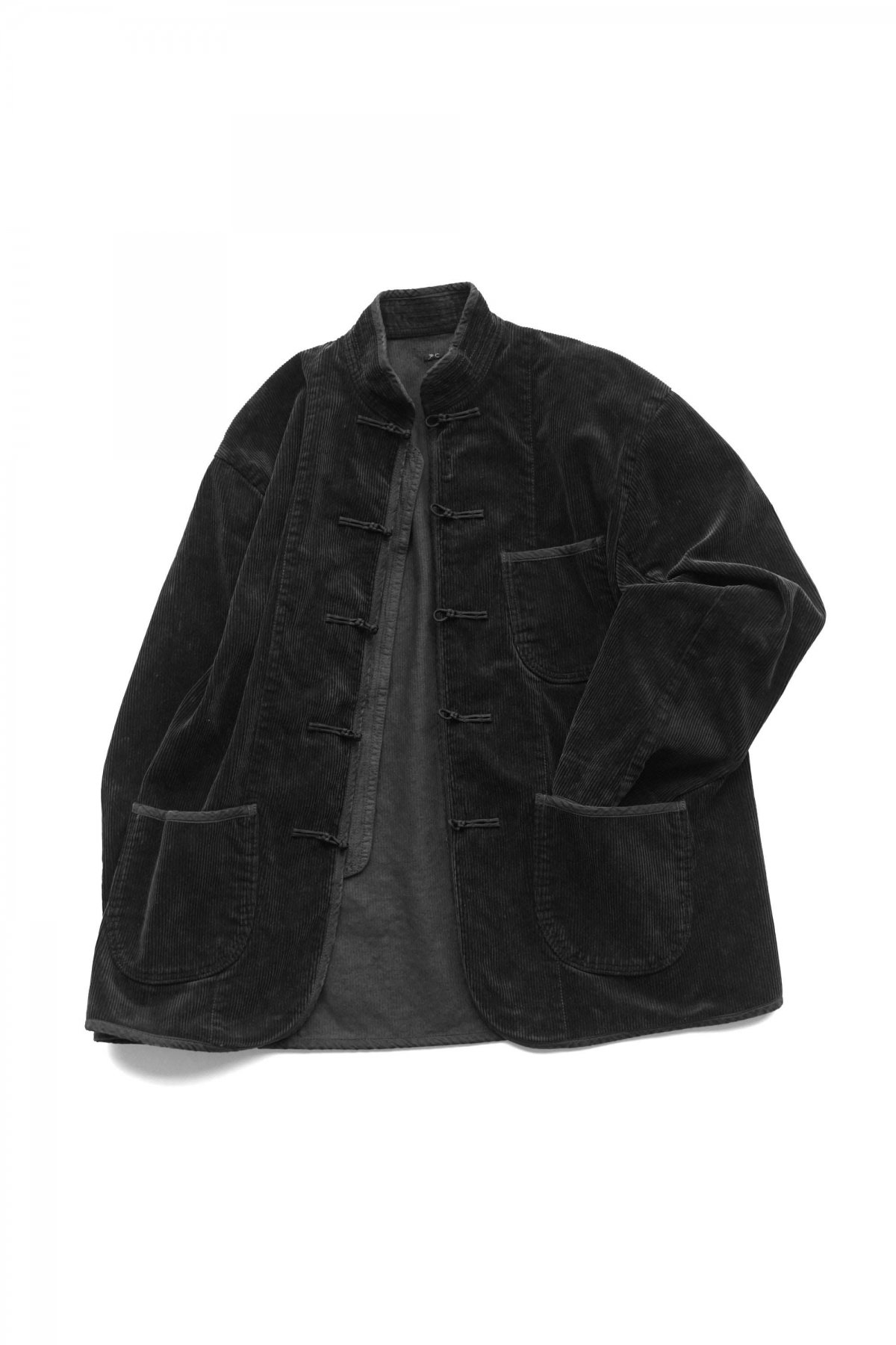 Porter Classic - CORDUROY CHINESE JACKET - WATCH CHAIN 