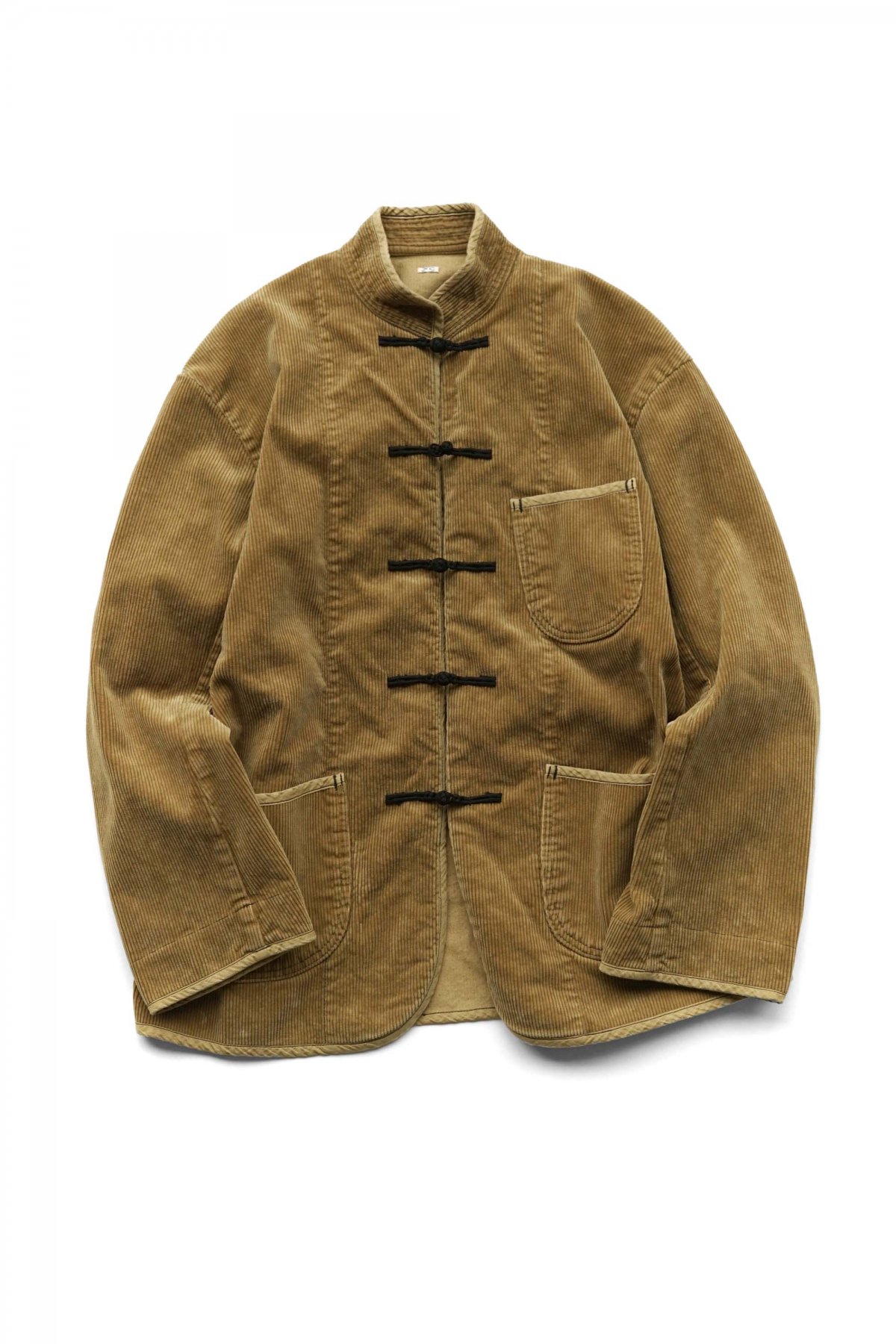 Porter Classic - CORDUROY CHINESE JACKET - WATCH CHAIN ITEM