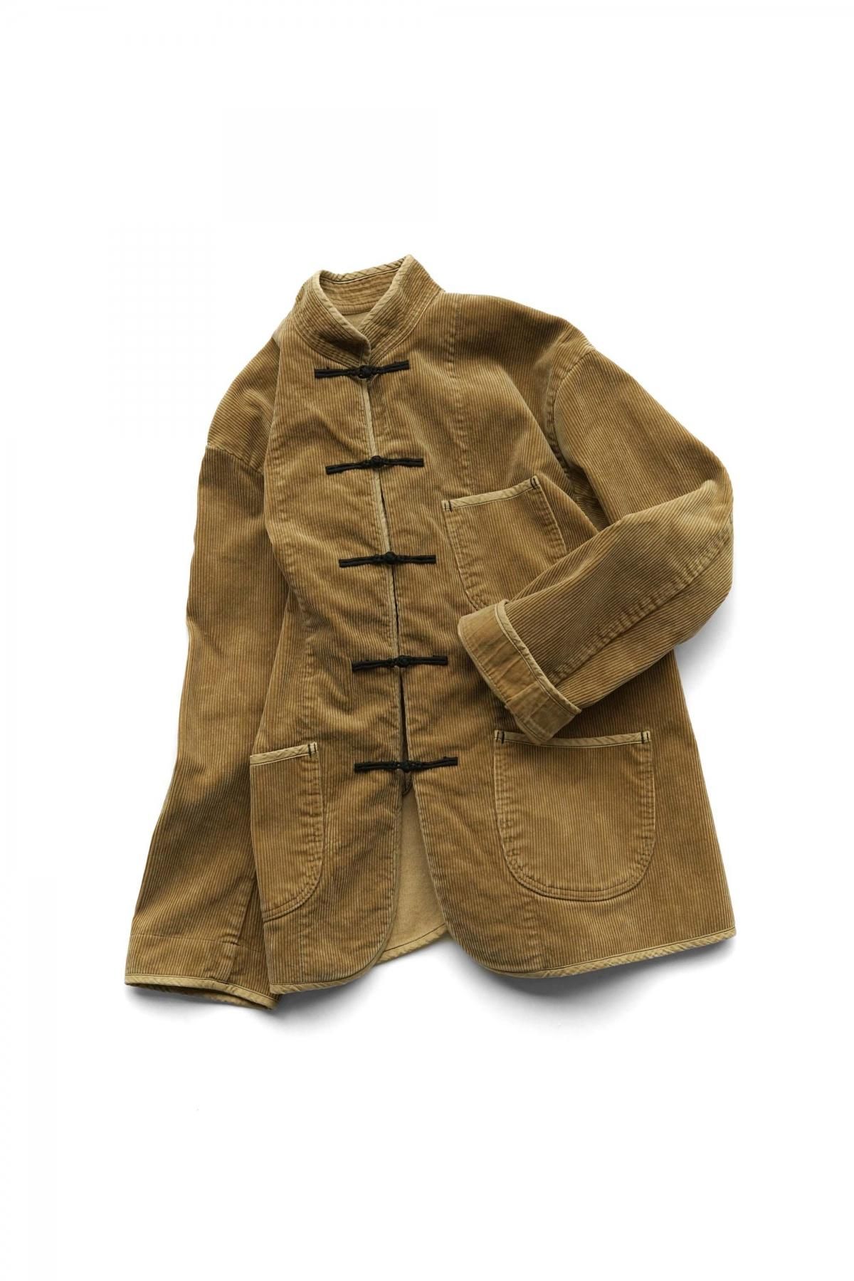 Porter Classic - CORDUROY CHINESE JACKET - WATCH CHAIN ITEM