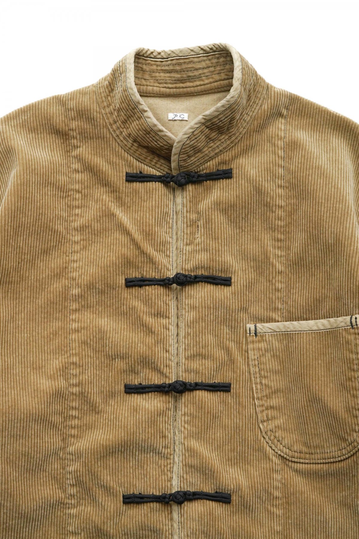 Porter Classic - CORDUROY CHINESE JACKET - WATCH CHAIN ITEM