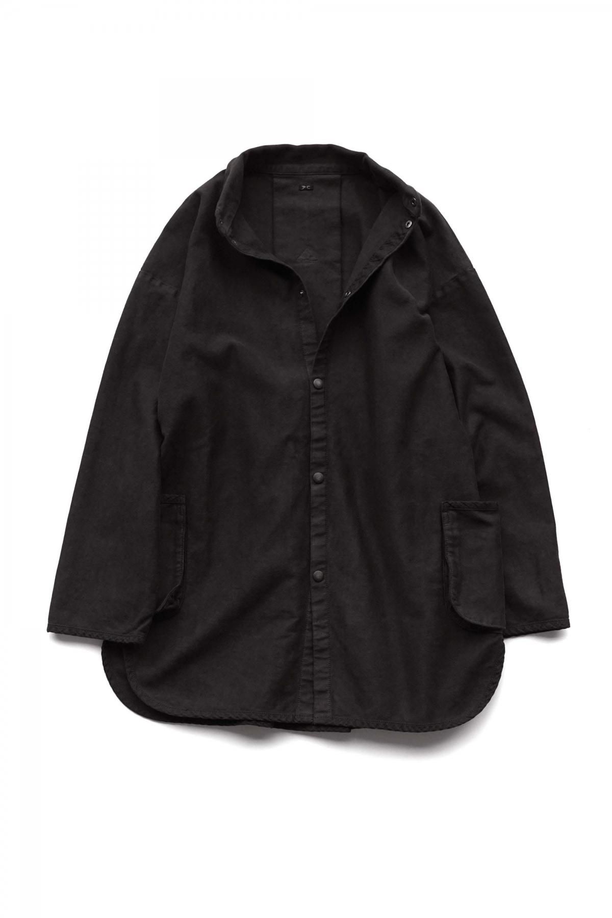 Porter Classic - MOLESKIN SHIRT JACKET - BLACK ポータークラシック 