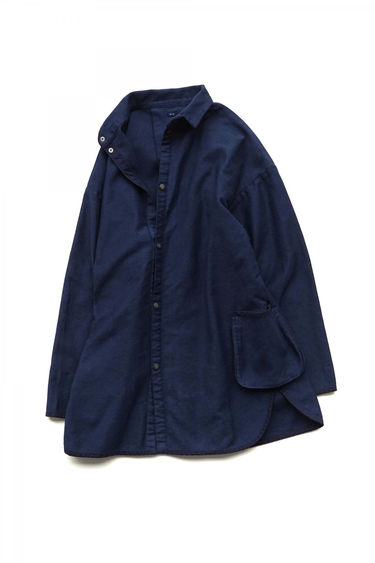 Porter Classic - MOLESKIN SHIRT JACKET - NAVY ポーター 