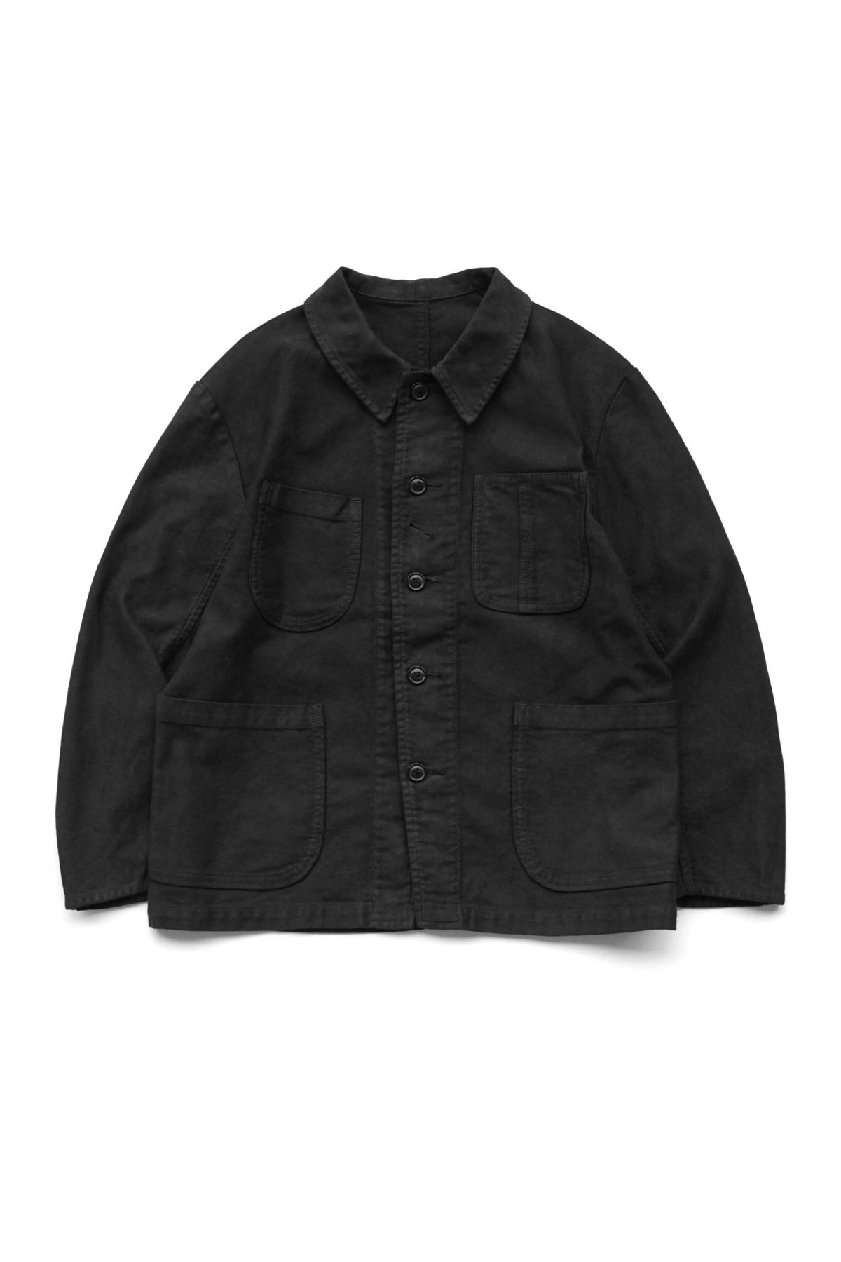 Porter Classic - MOLESKIN FRENCH JACKET ‐ WATCH CHAIN ITEM - BLACK