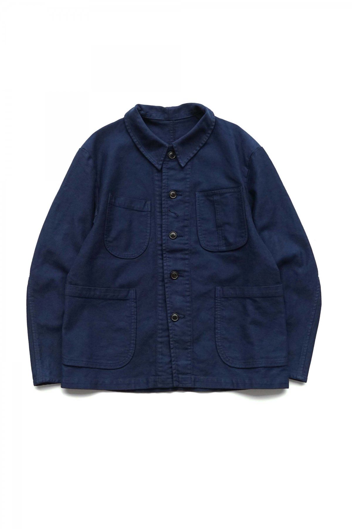 Porter Classic - MOLESKIN FRENCH JACKET ‐ WATCH CHAIN ITEM - NAVY