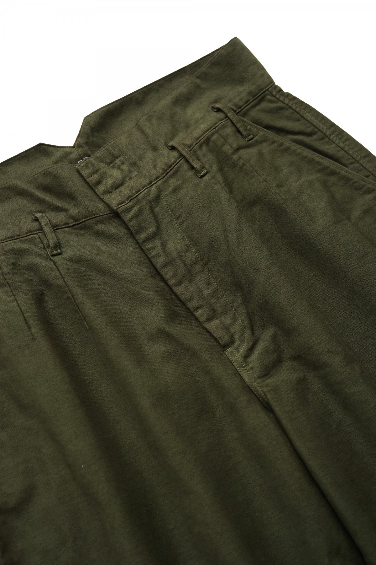 Porter Classic - MOLESKIN CLASSIC PANTS 2019 - OLIVE ポーター