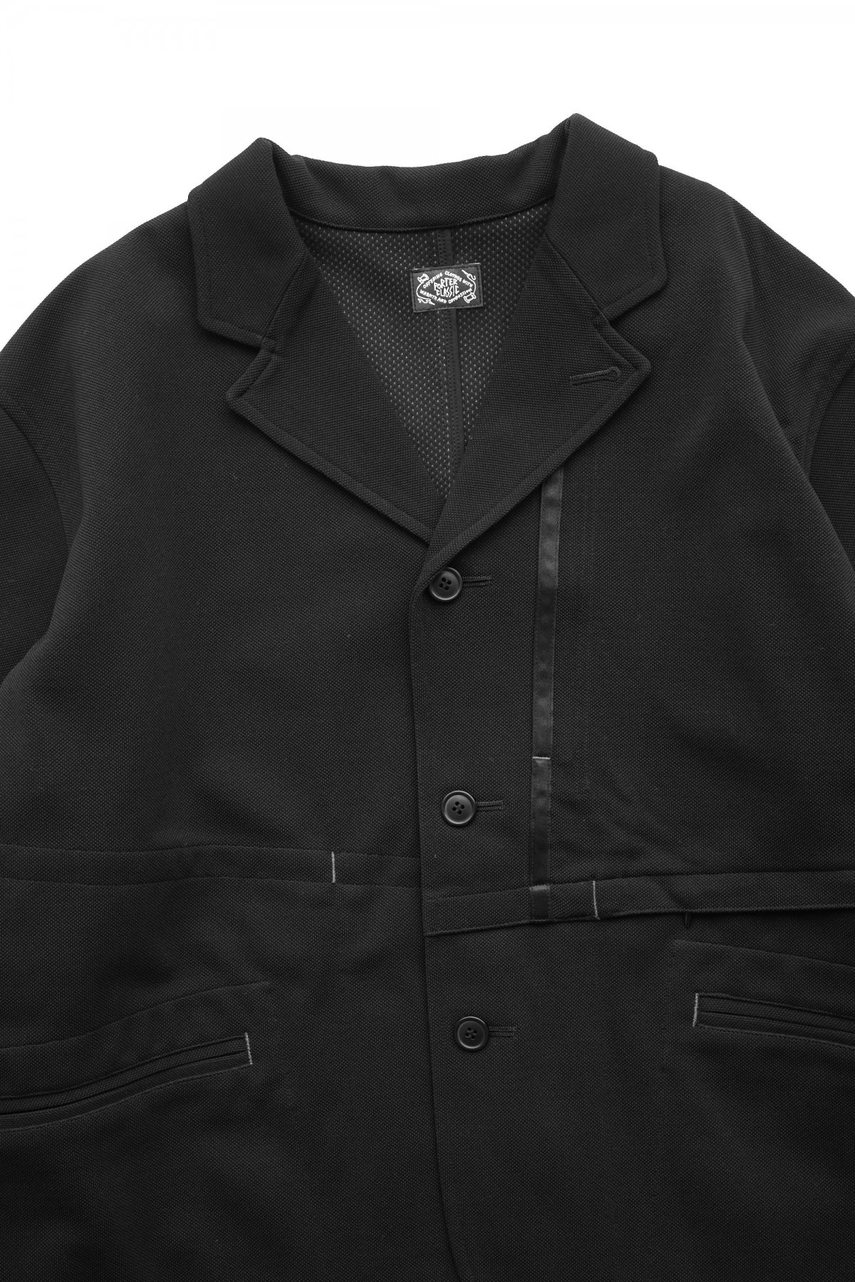 Porter Classic - CORDURA NYLON TAILORED JACKET - BLACK ポータークラシック《コーデュラナイロン テーラードジャケット》ブラック - 通販 - - PHAETON