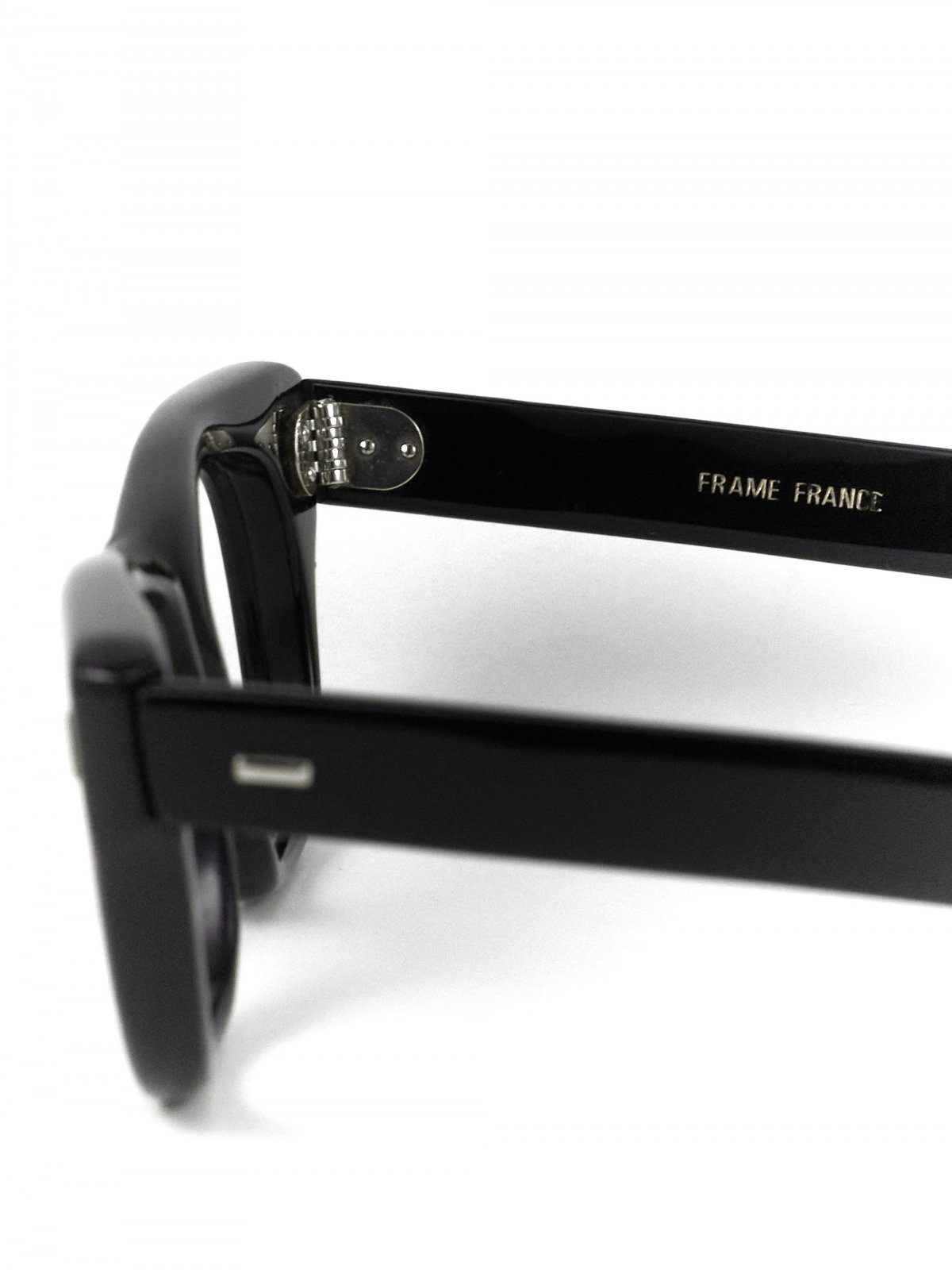 1960s FRANCE VINTAGE EYEGLASS BLACK - OPT-751 ビンテージ眼鏡 
