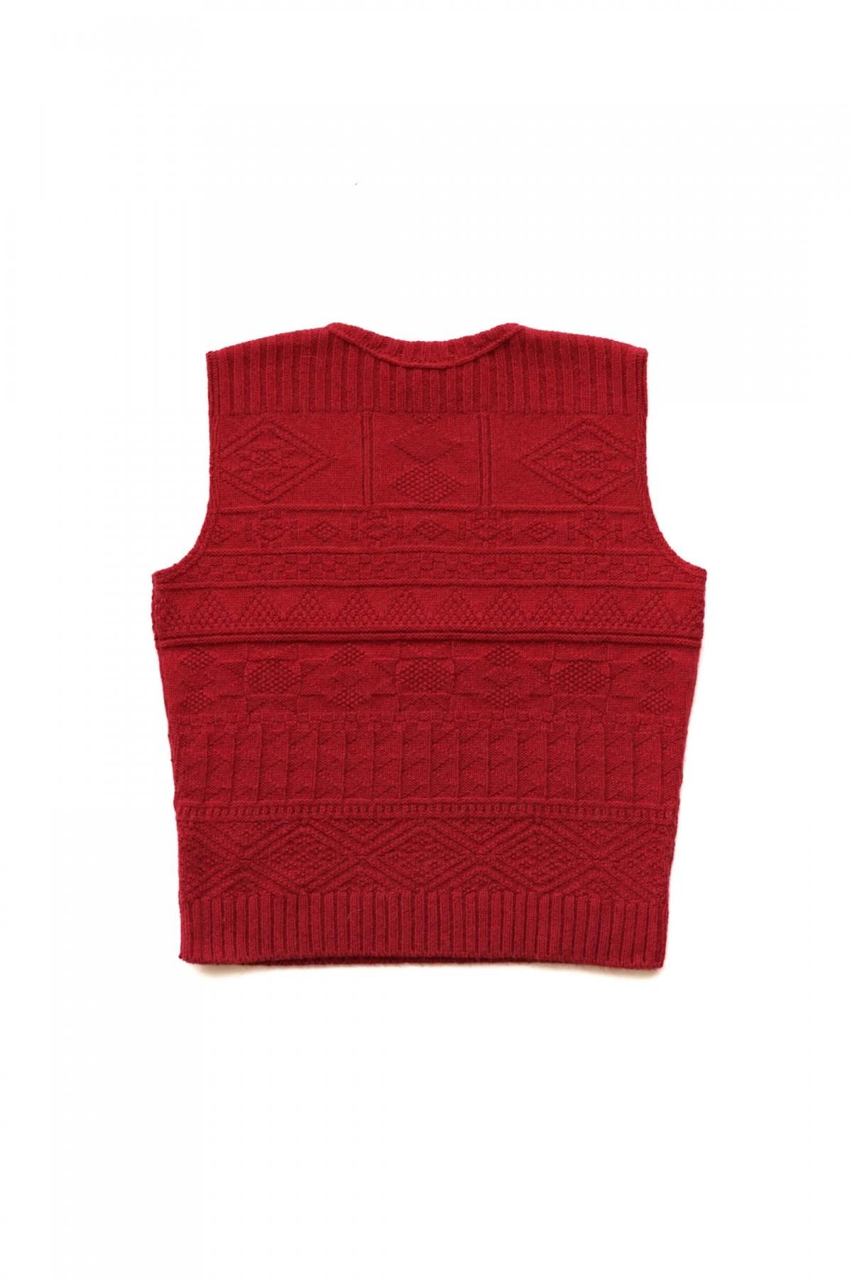 OLD JOE BRAND GUERNSEY BOAT-NECK VEST | painthouse.fr