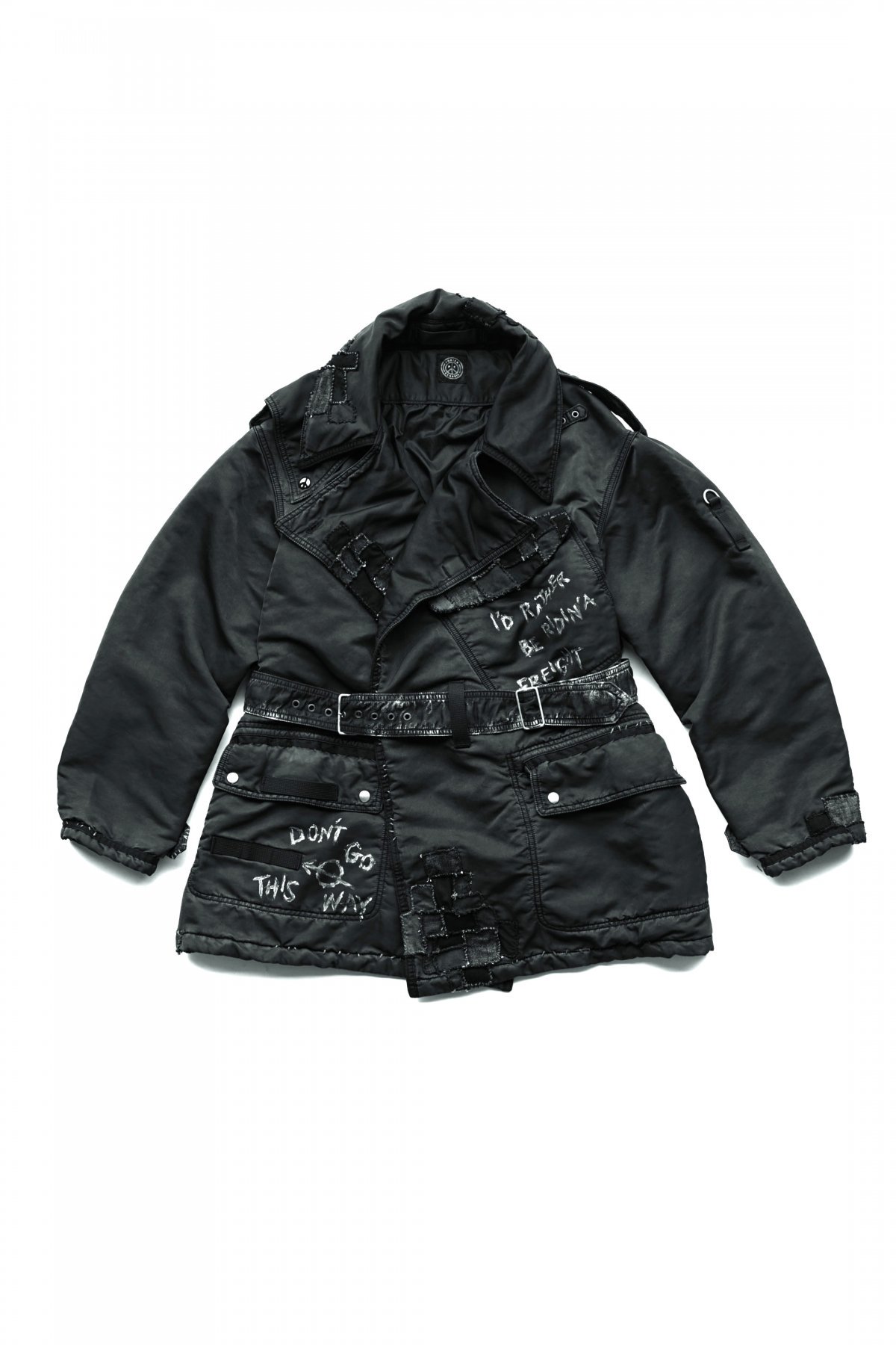 Porter Classic - SUPER NYLON MILITARY COAT - BLACK