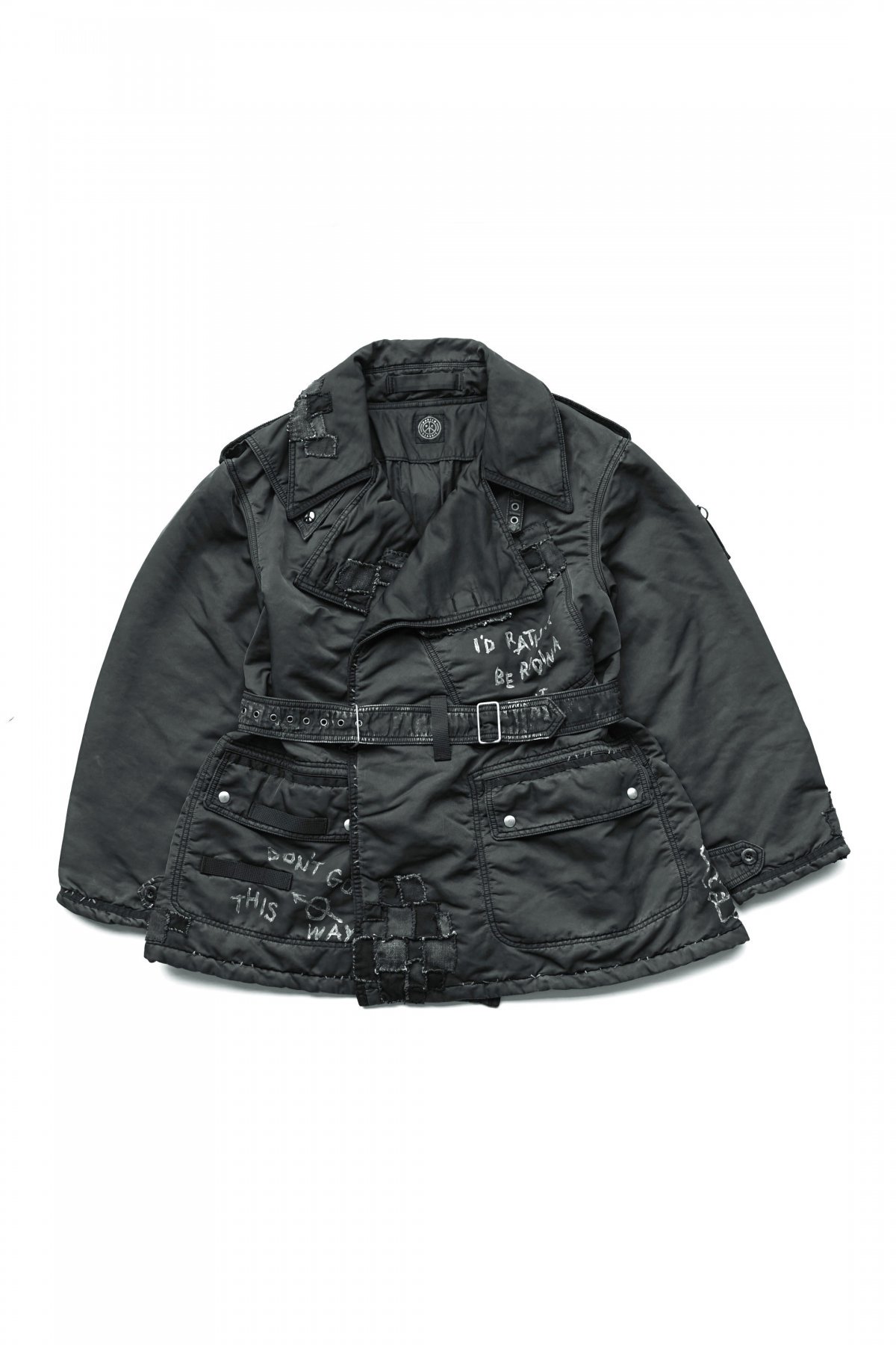 Porter Classic - SUPER NYLON MILITARY COAT - BLACK｜ポータークラシック スーパーナイロン バッグ  カバン 通販 正規店 フェートン Phaeton