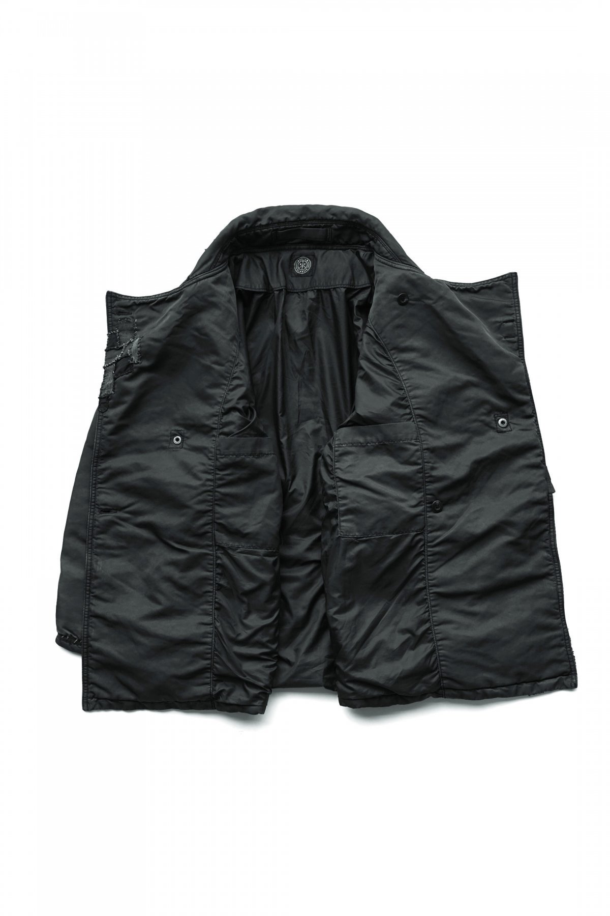 Porter Classic - SUPER NYLON MILITARY COAT - BLACK｜ポータークラシック スーパーナイロン バッグ  カバン 通販 正規店 フェートン Phaeton