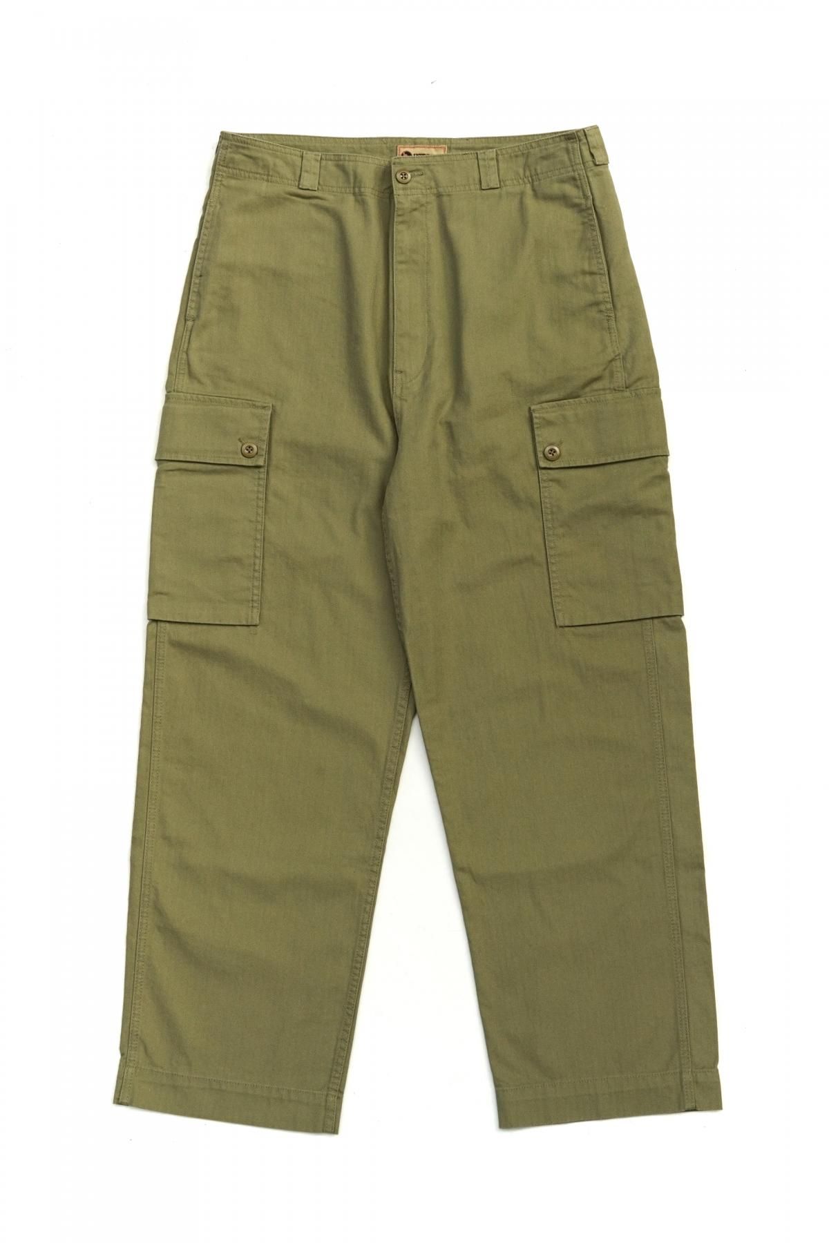 Nigel Cabourn◇M41 KHAKI/ストレートパンツ/30/コットン/KHK ...