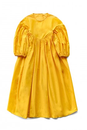 toogood - THE EMBROIDERER DRESS - SMOOTH COTTON TURMERIC