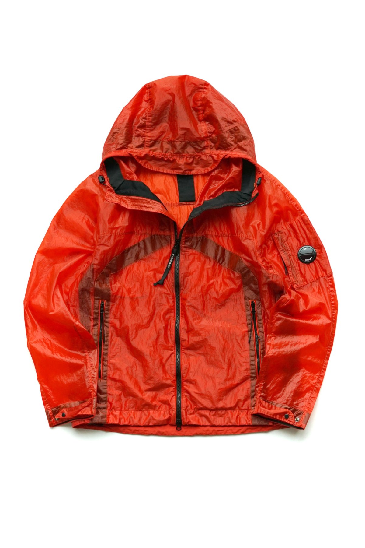 cp company red puffer jacket