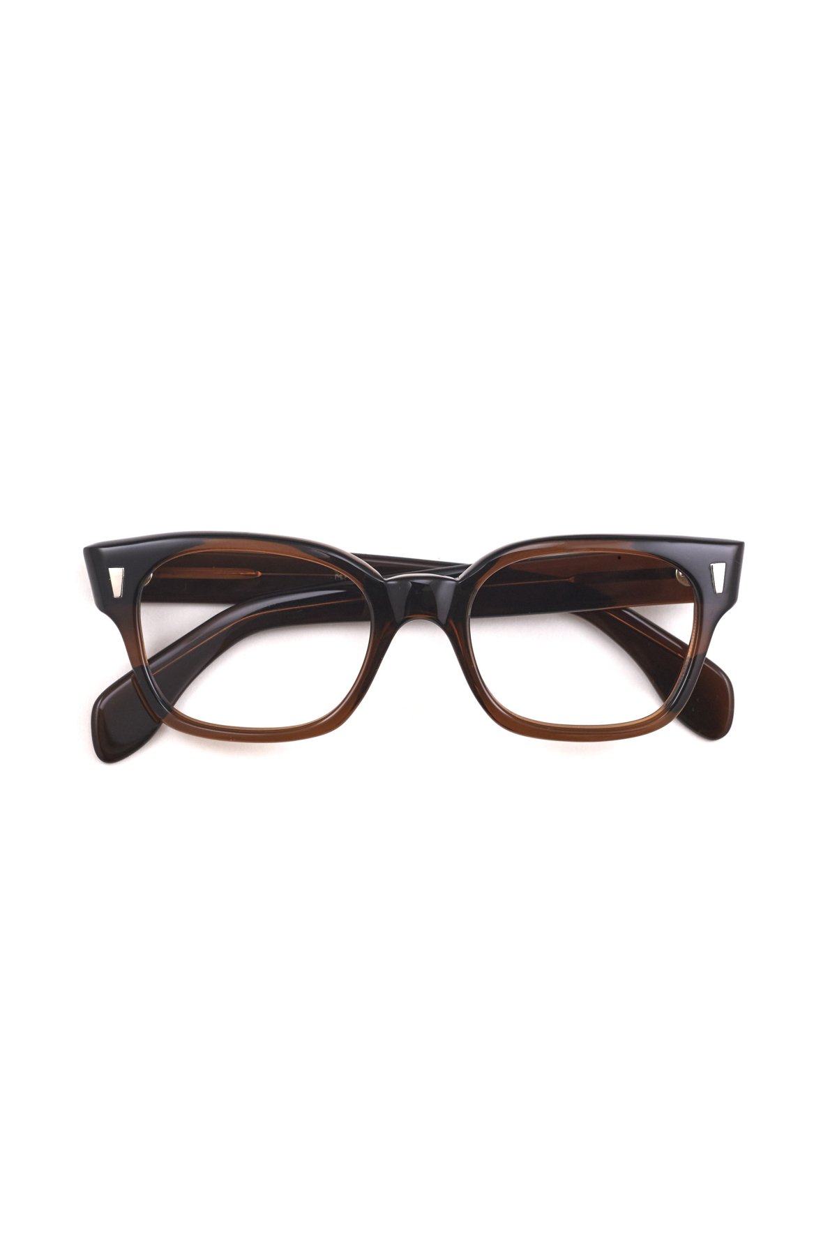 1960s FRANCE VINTAGE EYEGLASS BROWN SMOKE - OPT-874 - PHAETON