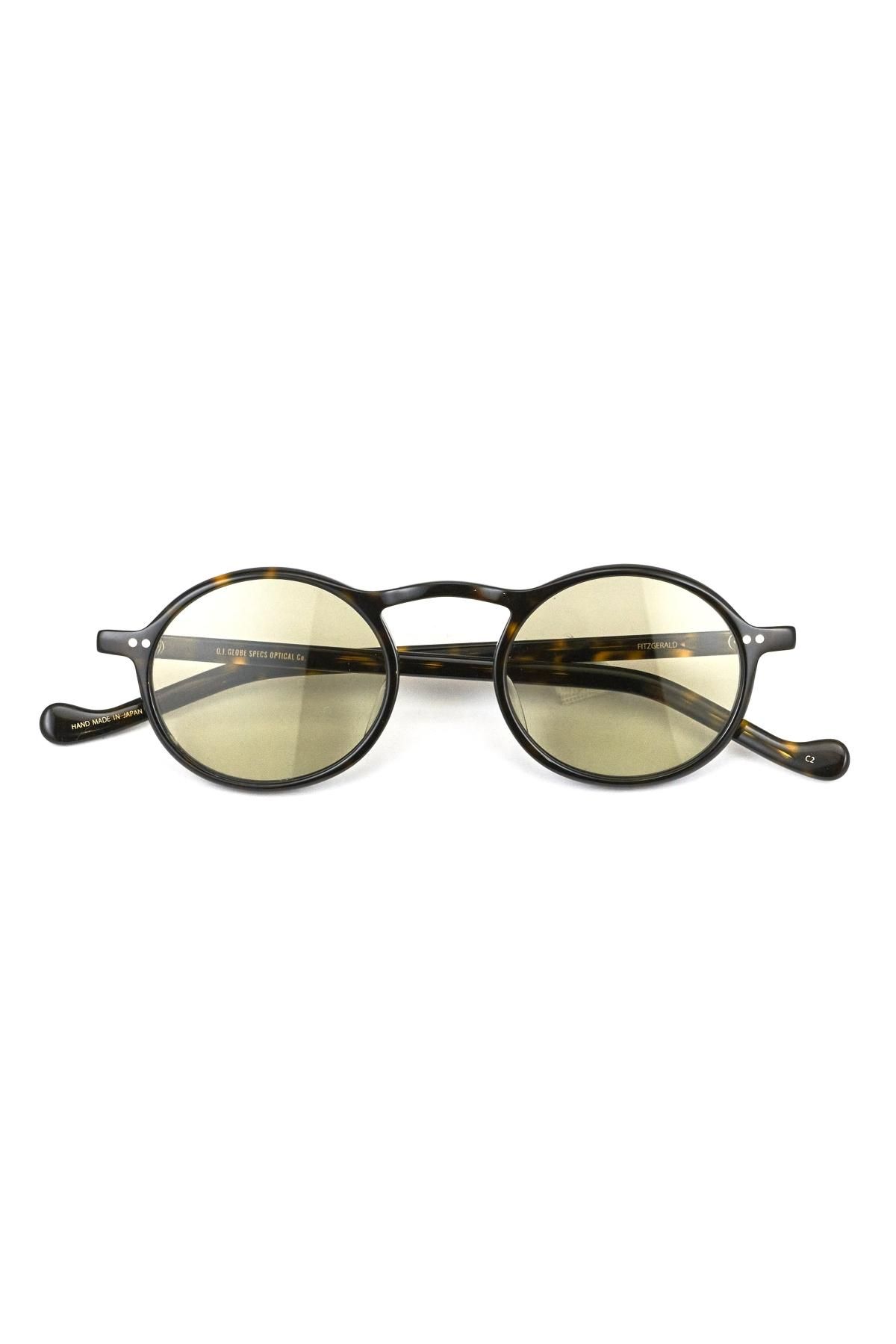 OLD JOE - O.J. GLOBE SPECS OPTICAL Co - FIZGERALD - TORTOISESHELL ×LIGHT  GREEN オールドジョー 通販 正規店｜PHAETON フェートン