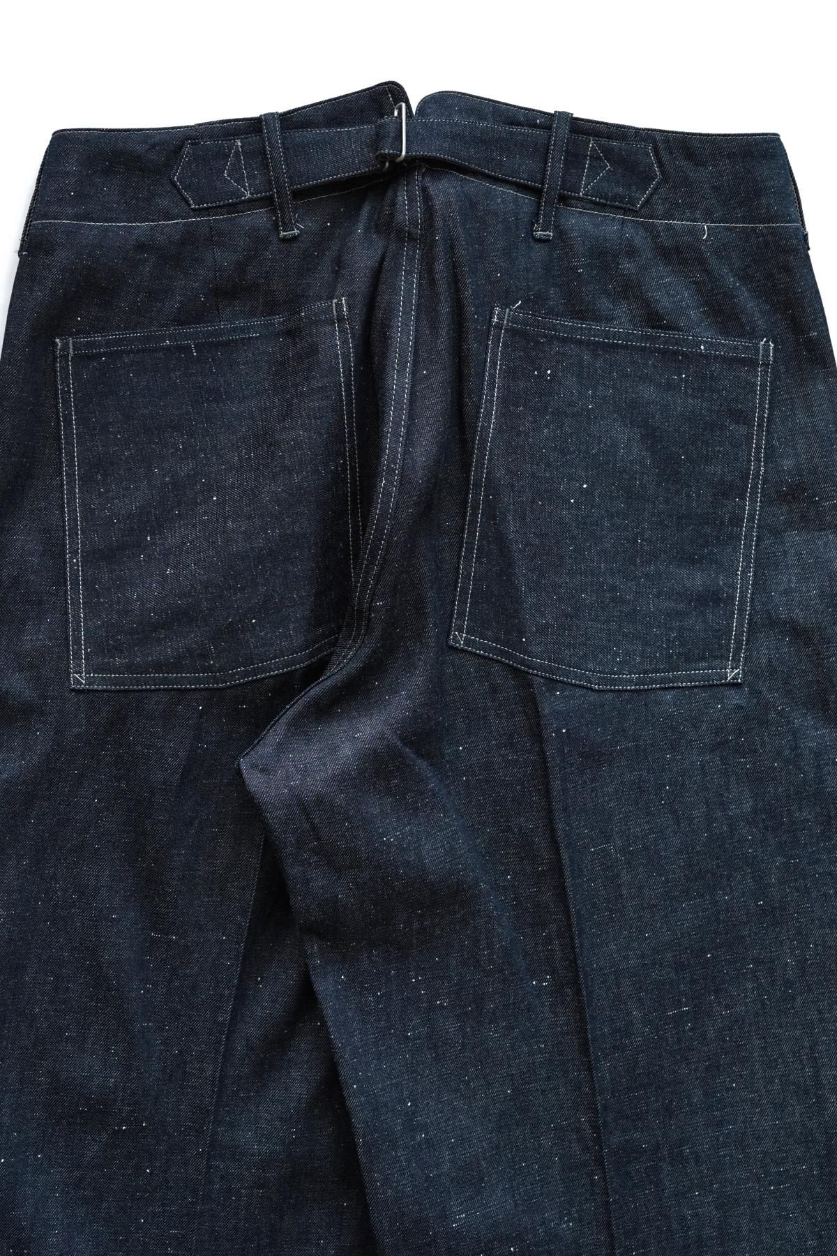 OLD JOE オールドジョー 20SS DOUBLE-PLEATED DRAPE TROUSER ストライプワイドトラウザー ネイビー 30  ITXIYTJM7GFP : MODESCAPE Yahoo!ショップ - 通販 - Yahoo!ショッピング