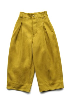 1 toogood - THE ETCHER TROUSER - MILITARY TWILL - CHARTREUSE