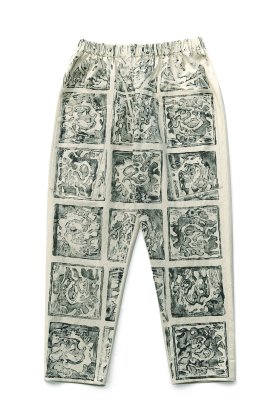 2 toogood  - EXCLUSIVE THE PERFUMER TROUSER - HAND PAINTED TILE - RAW/FIR