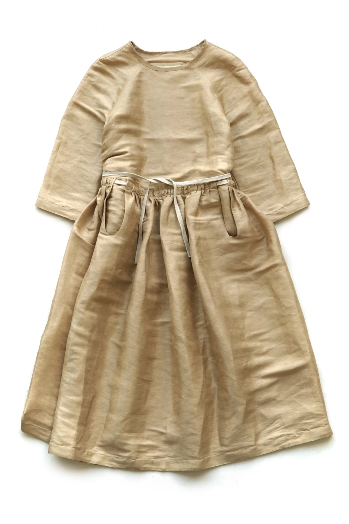 1 toogood - THE SPINNER DRESS - PAPERY LINEN - PARCHMENT
