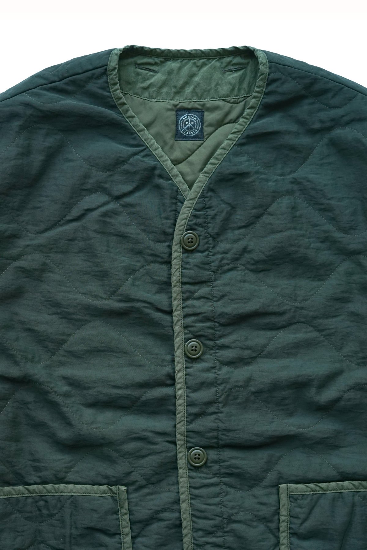 Porter Classic - SUPER NYLON MILITARY LINER - OLIVE《スーパー