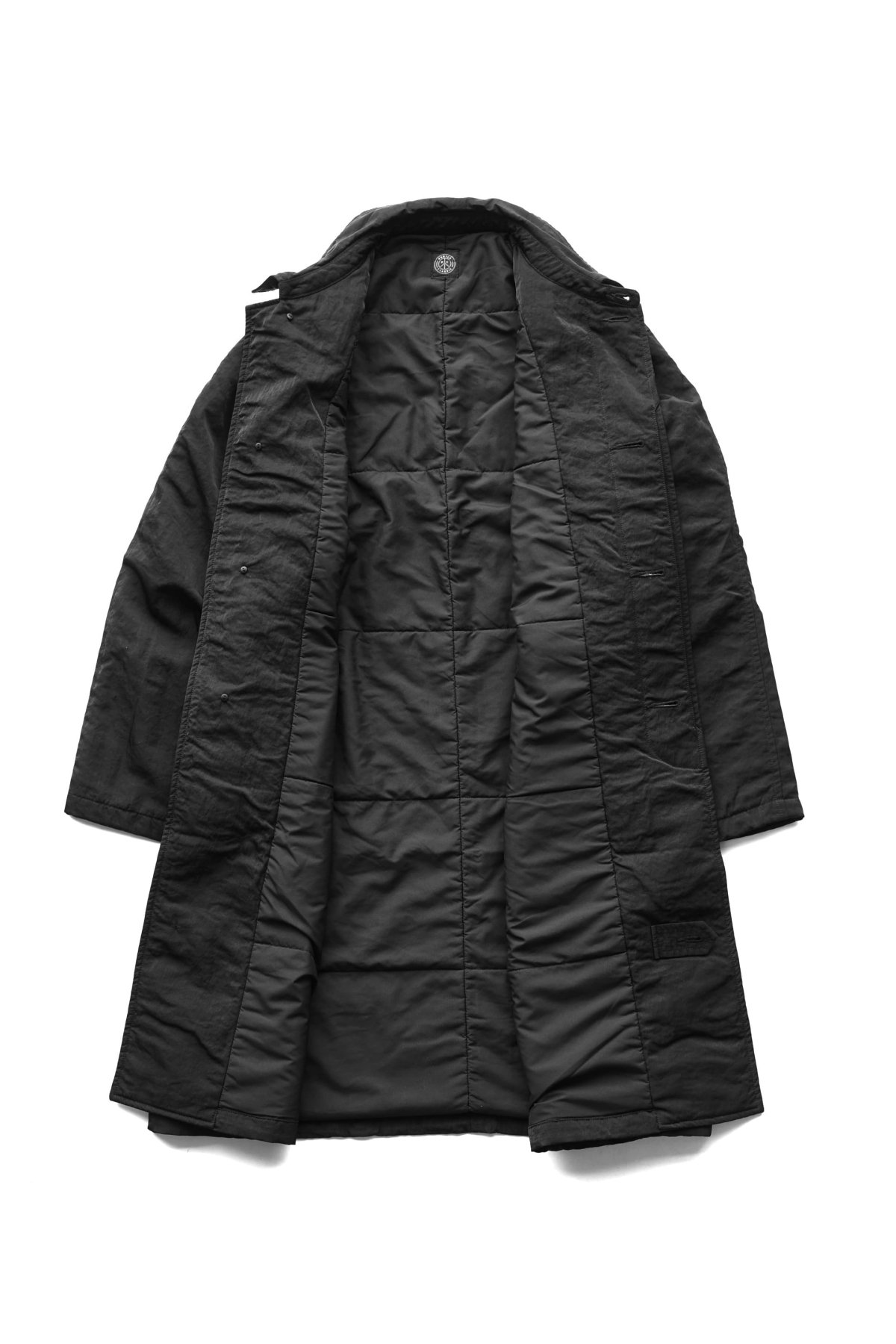 Porter Classic - SUPER NYLON MILITARY COAT - BLACK《スーパーナイロンミリタリーコート》ブラック