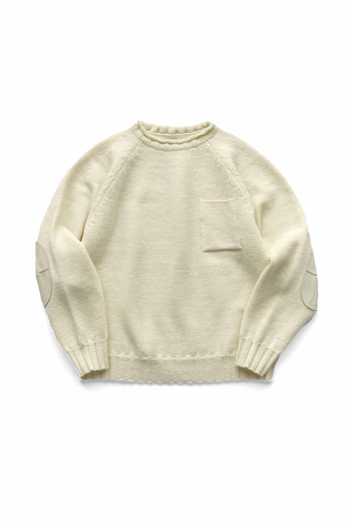 OLD JOE BRAND TWEEDY CREW-NECK SWEATER-