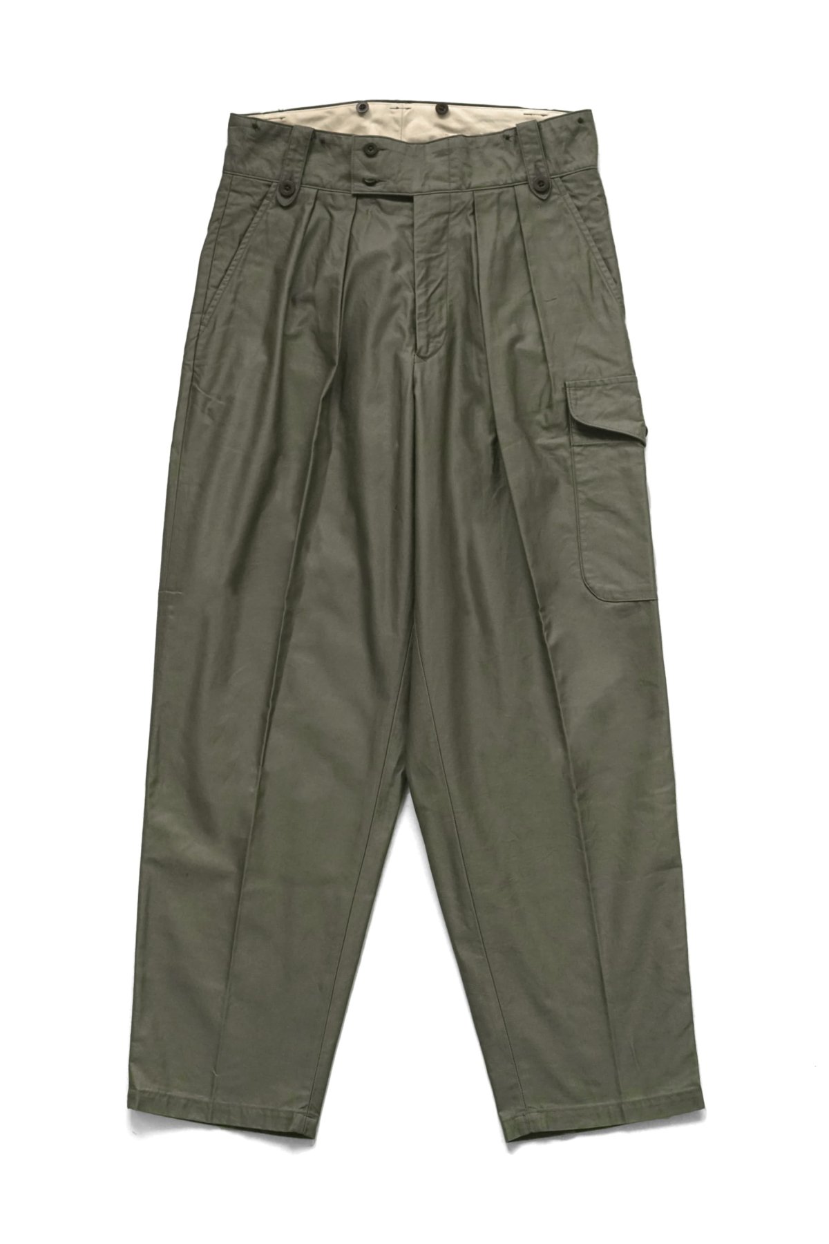 ◯Nigel Cabourn - 50'S BATTLE DRESS PANT - GREEN