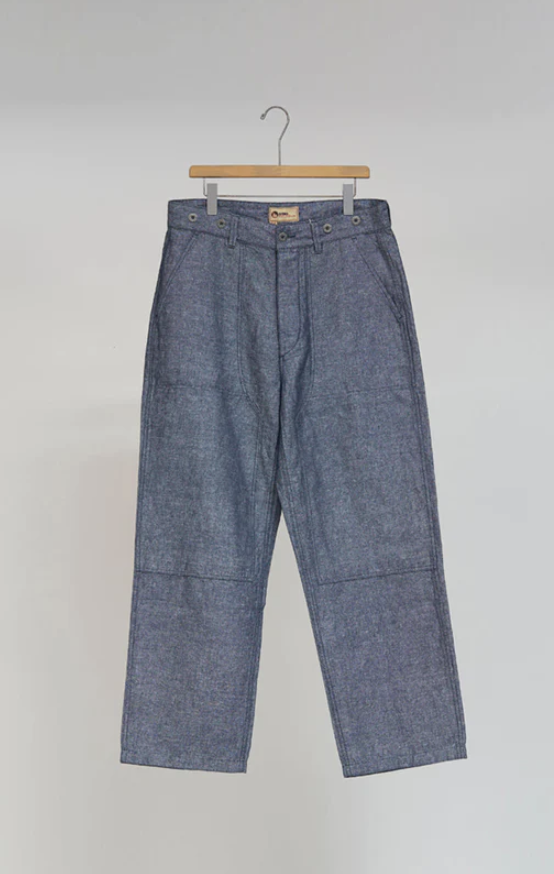 ◯Nigel Cabourn - P-56 CARPENTER PANT -COTTON LINEN - NAVY ◯Nigel Cabourn - P-56 CARPENTER PANT -COTTON LINEN - NAVY