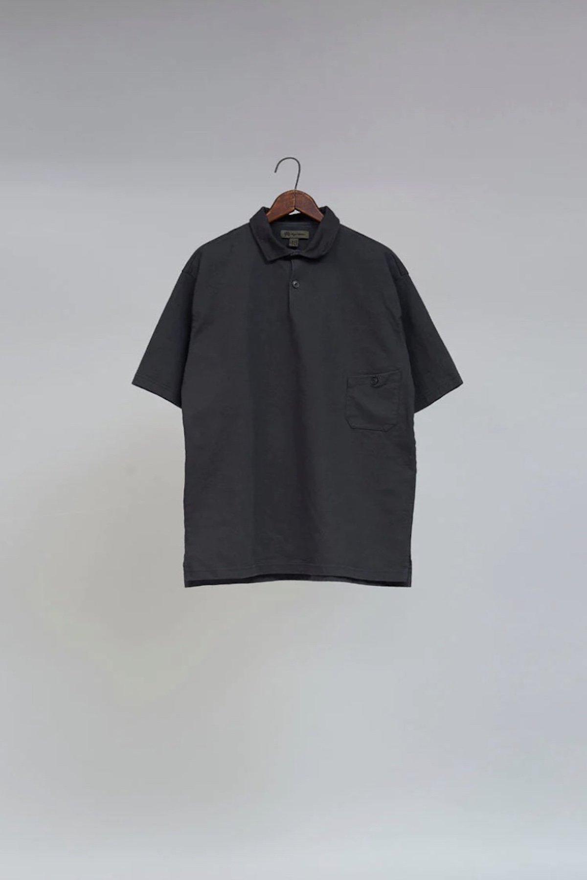 ◯ Nigel Cabourn - RUGGER SHIRT -NEW ZEALAND TYPE - CHARCOAL GREY