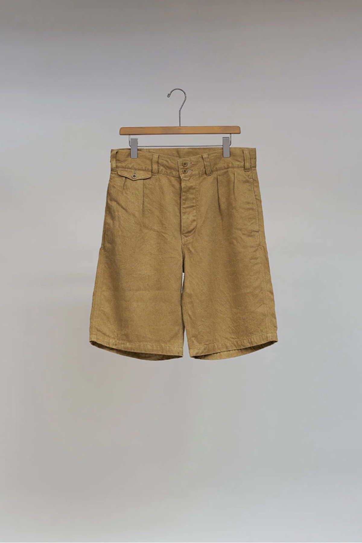 ◯Nigel Cabourn - DESERT SHORT -HEMP DENIM - KHAKI【ナイジェル ...